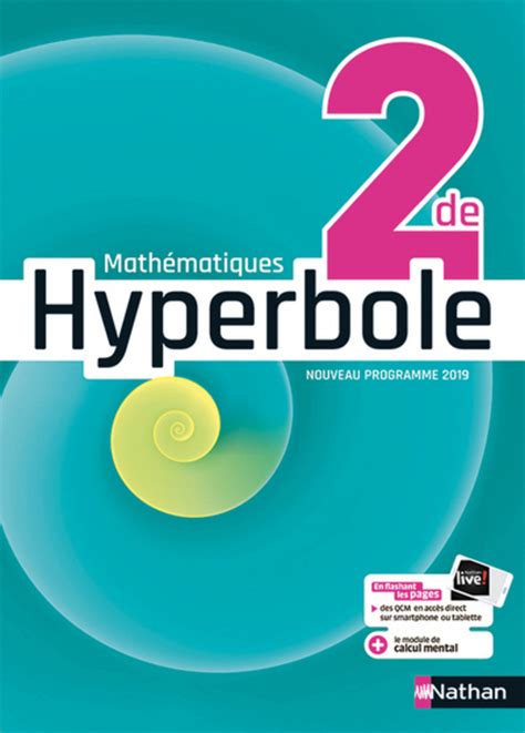 Hyperbole Maths Seconde Corrigé 2019 Pdf Hyperbole 2de - Livre de l'élève - 9782091729053 | Éditions Nathan